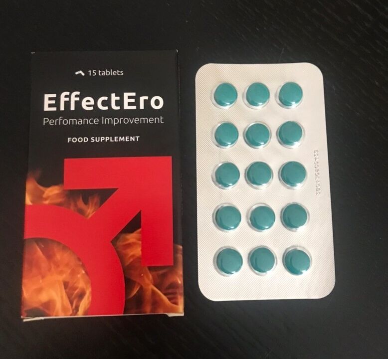 Photos of tablets used to improve libido EffectEro, experience in use