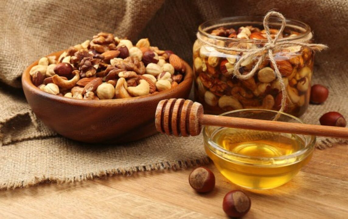 Honey with Nuts for Potency